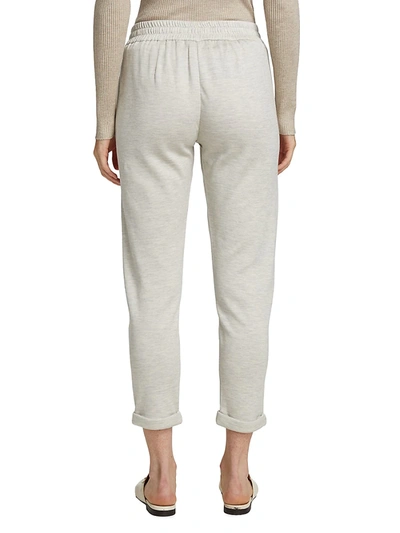 Shop Brunello Cucinelli Women's Spa Set Joggers In Navy