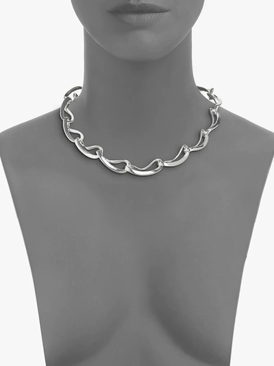 Shop Georg Jensen Women's Sterling Silver Link Necklace