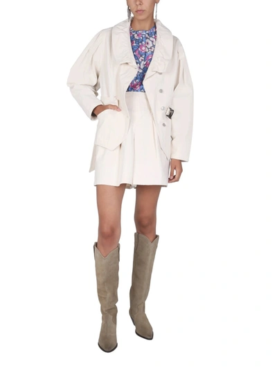 Shop Isabel Marant "dipazo" Jacket In White