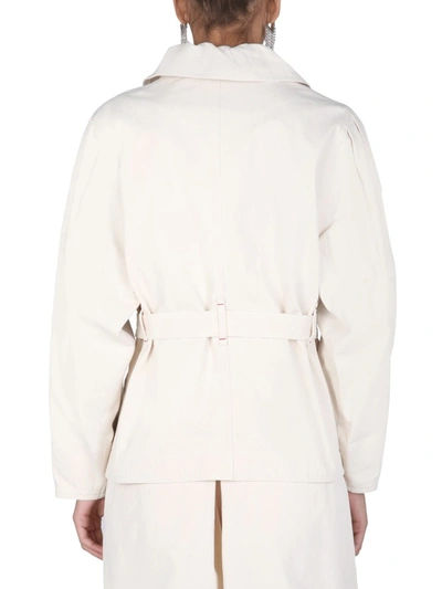 Shop Isabel Marant "dipazo" Jacket In White