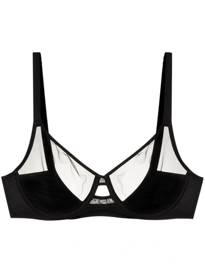 Shop Agent Provocateur Lucky Full Cup Underwired Bra In Black