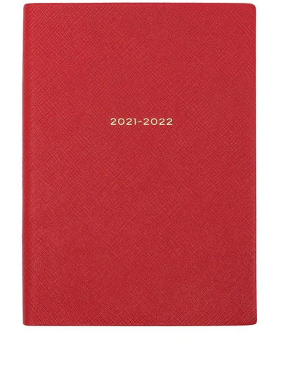 Shop Smythson Soho 2021/22 Mid-year Diary In Red