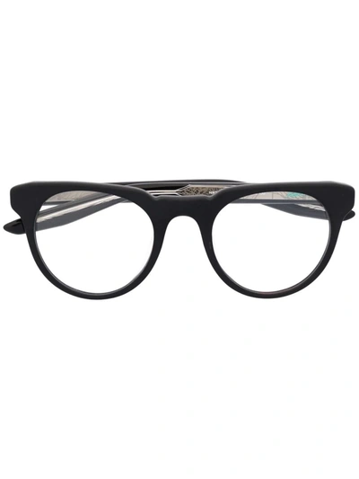 Shop Nike Round Frame Glasses In Black
