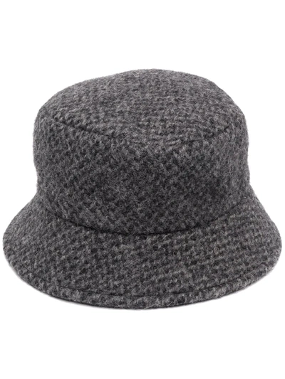 Shop Isabel Marant Denji Bucket Hat In Grey