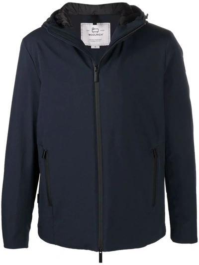 Shop Woolrich Long-sleeve Jacket In Blue