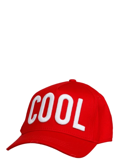 Shop Dsquared2 Cool Baseball Cap In Red