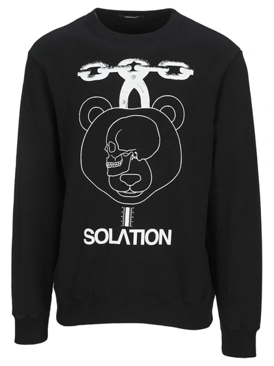 Shop Undercover Solation Graphic Print Sweatshirt In Black