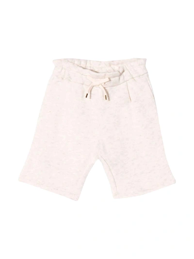Shop Chloé Kids Beige Shorts