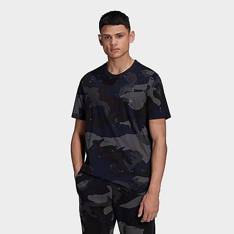 Adidas Originals Adidas Men's Originals Graphics Camo Allover Print T-shirt  In Night Navy | ModeSens
