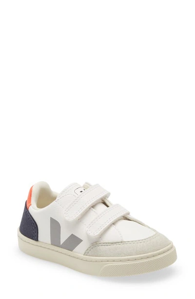 Shop Veja V-12 Sneaker In Extra White Multi Nautico