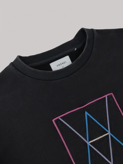 Amendi Adam Sweatshirt In Black