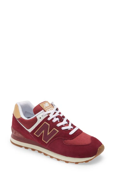 Shop New Balance 574 Classic Sneaker In Red