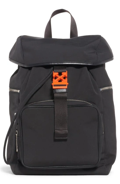 Shop Off-white Arrows Backpack In Black/ Black