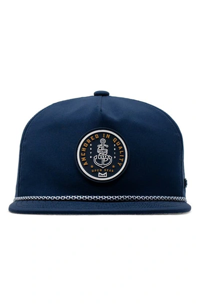 Shop Melin Hydro Coronado Snapback Cap In Navy