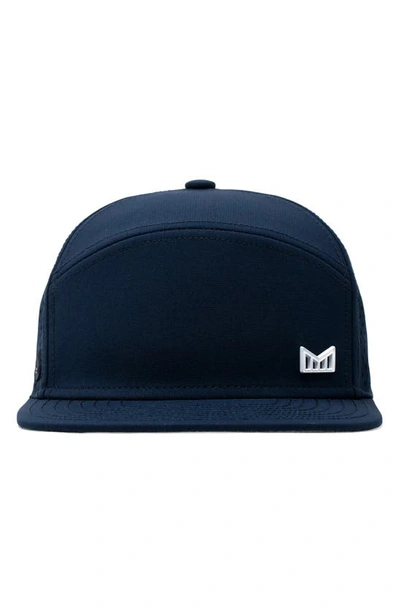 Shop Melin Trenches Icon Hydro Performance Snapback Hat In Navy