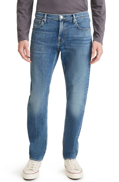 Shop 7 For All Mankind Straight Fit Stretch Jeans In Pv Crease