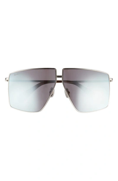 Shop Max Mara 64mm Gradient Oversize Geometric Sunglasses In Gry/ Smk