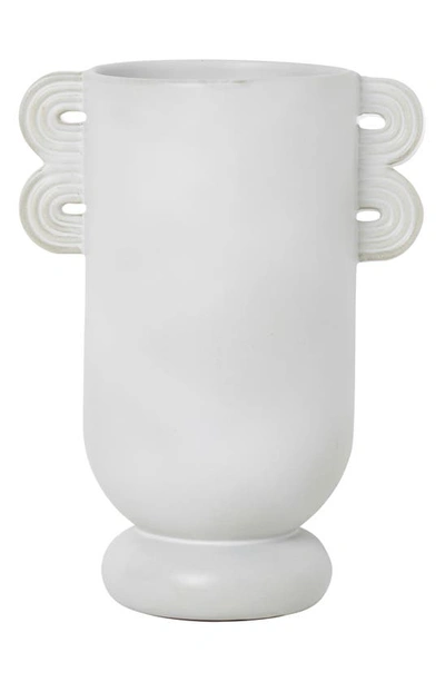 Shop Ferm Living Muses Vase In Off-white 2