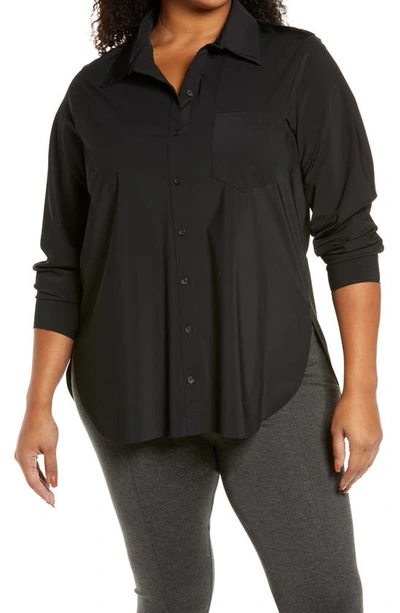 Shop Lyssé Schiffer Button-up Shirt In Black