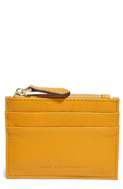 Shop Aimee Kestenberg Jewels Zip Card Holder In Golden Root