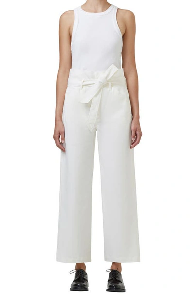 Shop Citizens Of Humanity Louvelle Belted Wide Leg Pants In Cassia