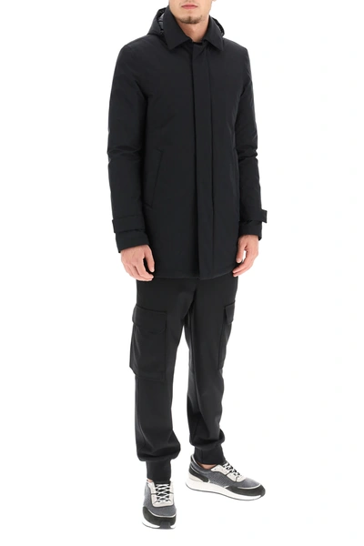 Shop Herno Laminar Gore 2layer Raincoat In Black