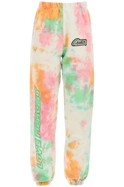 Shop Chiara Ferragni Jogger Pants Tie Dye In Mixed Colours