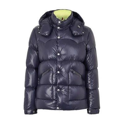 Shop Moncler Coutard Down Jacket In Navy