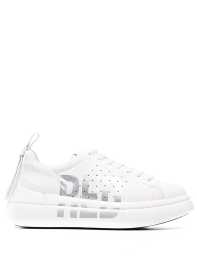 Shop Redv Lace-up Platform Sneakers In White