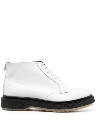 Shop Adieu Type 77 Panelled Boots In White