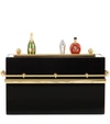 Charlotte Olympia Mini Bar Gold-tone And Perspex Clutch