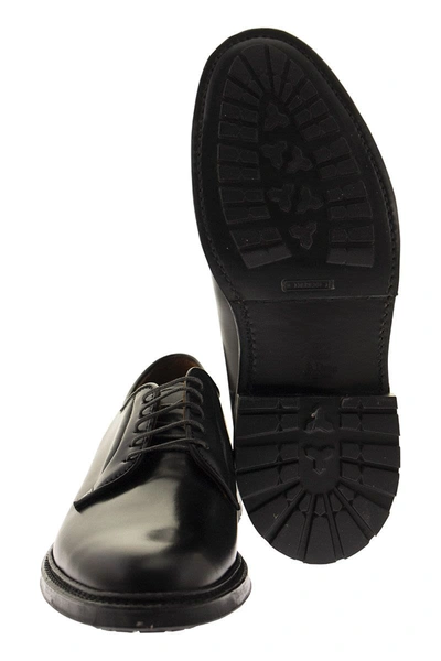 Shop Alden Shoe Company Alden Alden 9901c - Derby Cordovan Commando Sole In Black