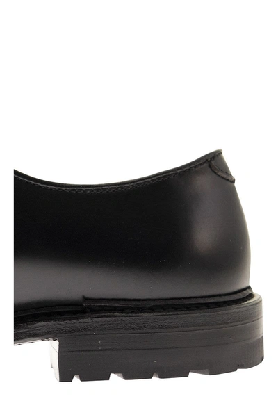 Shop Alden Shoe Company Alden Alden 9901c - Derby Cordovan Commando Sole In Black