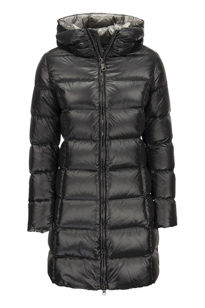 Shop Colmar Friendly - Long Down Jacket In Black