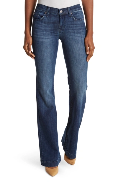 Shop 7 For All Mankind Dojo Mid Rise Bootcut Jeans In Mdnghtmil