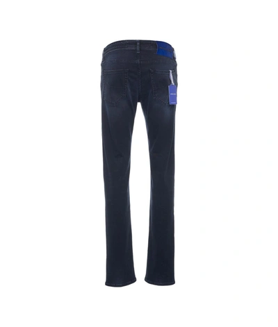 Shop Jacob Cohen Men's Blue Other Materials Jeans