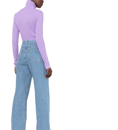 Msgm Sweater In Purple