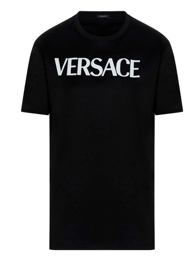 Shop Versace Women's Black Other Materials T-shirt