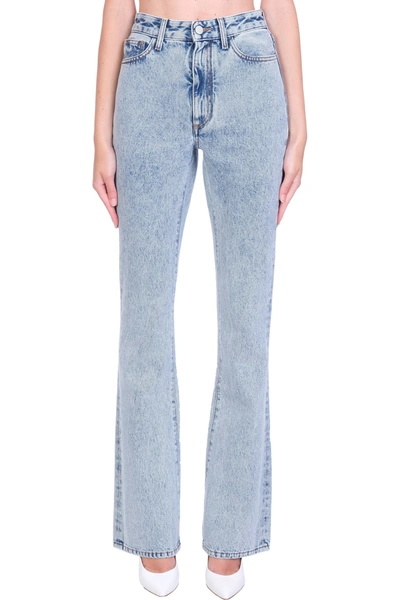 Shop Alessandra Rich Jeans In Blue Denim