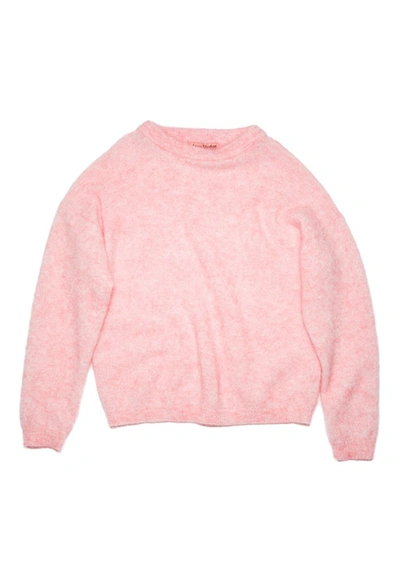 Shop Acne Studios Mohair-blend Sweater In Pink