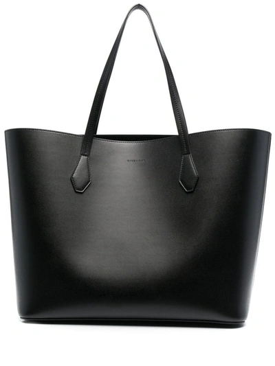 Shop Givenchy Logo-embossed Tote Bag In Black