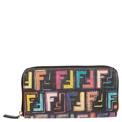 Fendi shop multicolor wallet