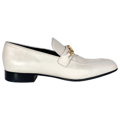 Pre-owned Joseph Leather Flats In White