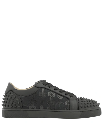 Shop Christian Louboutin Seavaste 2 Orlato Sneakers In Black