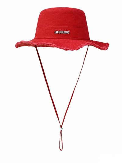 Shop Jacquemus Red Le Bob Artichaut Hat