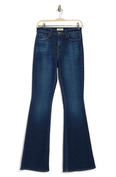 Shop Lagence L'agence Bell High Waist Flare Jeans In Knox