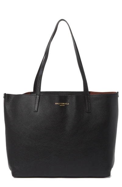 Bruno Magli Leather Everyday Tote Bag In Black ModeSens