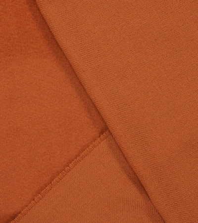 Shop Acne Studios Woven Wool Scarf In Orange