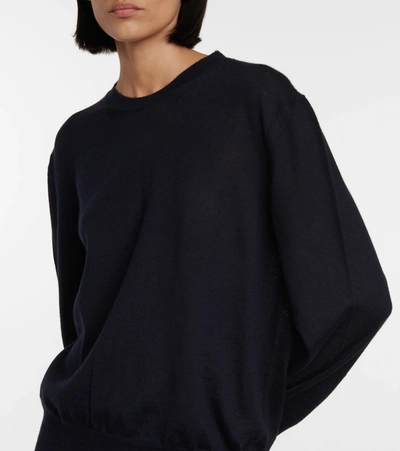 Shop The Row Islington Cashmere Sweater In Blue