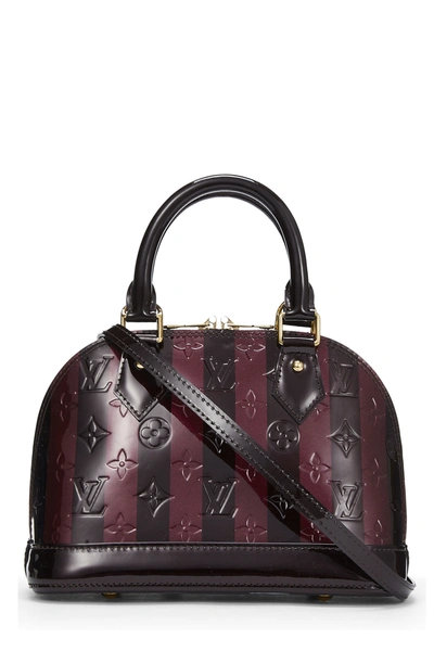 Louis Vuitton Pre-Owned Griotte Monogram Vernis Alma PM Patent